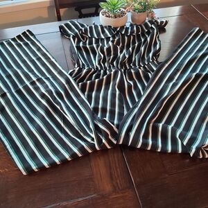 New Blue notes jumpsuit//B2B S/P